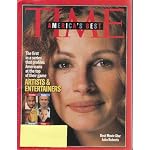 Time Magazine July 9 2001 Artists and Entertainers Best Movie Star Julia Roberts book cover
