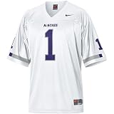 Nike Kansas State Wildcats #1 White Replica Football Jersey