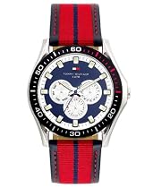 Tommy Hilfiger Men's Multi-Function Leather Strap Watch #1790600