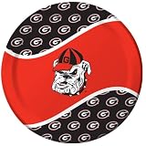 Lets Party By Creative Converting Georgia Bulldogs Dinner Plates