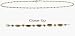 Jewelry : 14 Karat Yellow Gold 10 Inch Bead Style Anklet