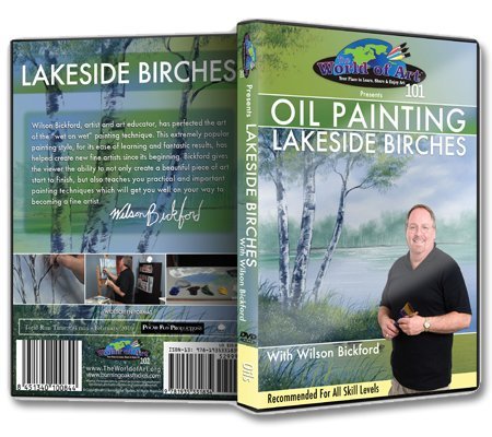 Wilson-Bickford--Video-Art-Lessons-Oil-Painting-Lakeside-Birch-DVD