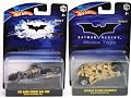 Hot Wheels 1/50 Batman Car The Dark Knight Bat-Pod & Batman Begines Batmobile Diecast Cars