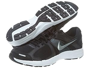 Nike Men's NIKE DART 10 RUNNING SHOES 10.5 Men US (BLK/MTLC CL GRY/ANTHRCT/WHITE)