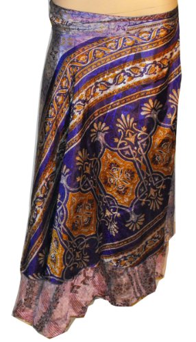 Authentic Vintage Silk Skirt 100 Way #P-100 Long