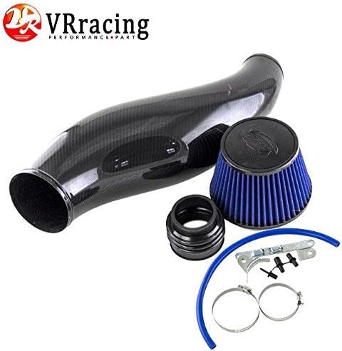 CARBON FIBER AIR INTAKE PIPE FOR HONDA CIVIC 92-00 EK EG WITH AIR FILTER INTAKE PIPE