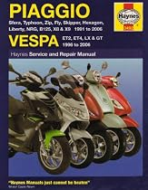 Piaggio/Vespa Scooters Service and Repair Manual: 1991 to 2006 (Haynes Service and Repair Manuals)