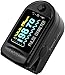 Facelake FL-350 Pulse Oximeter with Carrying Case & Batteries & Lanyard, Black