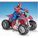 Marvel The Amazing Spider-Man Bump and Go ATV with Real Working Lights