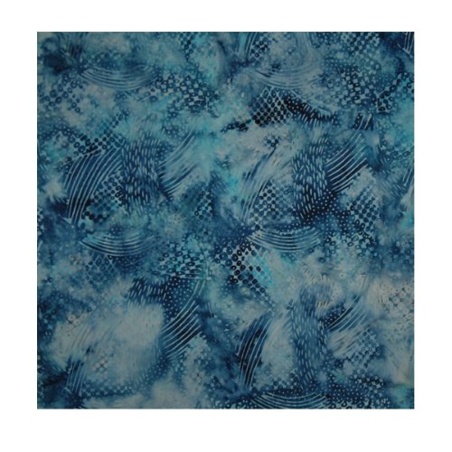 Blue Surf Net Batik Handkerchief