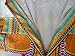 DH APPLE Women Bohemian V Neck Vintage Printed Ethnic Style Summer Shift Dress (L)