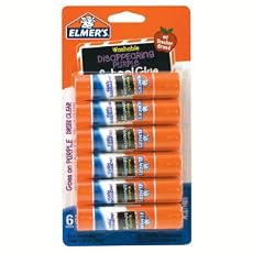 Elmer's School Glue Sticks, 6 grams, 6 Pack (E1560)
