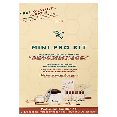 GiGi Mini-Pro Waxing Kit for Hair Removal with Honee Creme Wax