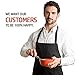 Utopia Kitchen 2 Pack Bib Aprons, 32-Inch by 28-Inch with Extra Long Ties, Red