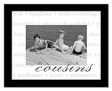 Malden Cousins Reflections Glass Floater Picture Frame