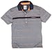 Reebok Mens Starcrest Stripe Polo Navy/White