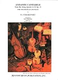 Tchaikcovsky Peter Andante Cantabile, for Cello and Piano. Edited by Emilio Colon. by Masters Music