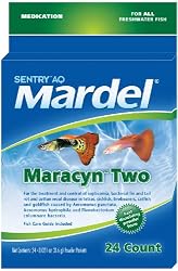 Mardel Maracyn-Two Powder Packets Water Treament (Freshwater), 24ct