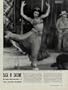 YVONNE DE CARLO stars in "SALOME, WHERE SHE DANCED," SAGA OF SALOME, She dances almost everywhere in a lavish, implausible extravaganza. Yvonne De Carlo (September 1, 1922  January 8, 2007) was a Canadian-born American film and television actress, dancer and singer. In her six-decade career, her most prolific appearances in film came in the 1940s and 1950s and included her best-known film roles, such as Salome Where She Danced and The Ten Commandments, opposite Charlton Heston. In the 1960s, she gained a whole new generation of fans, playing "Lily Munster" on CBS television series The Munsters, opposite Fred Gwynne. ..... 1945 LIFE Magazine Article, A5148A.