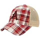 Top of the World Arkansas Razorbacks Plaid Academic Adjustable Hat