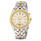 Seiko Men's SNQ102 Perpetual Calendar Two-Tone Solid Stainless-Steel Case and Bracelet Silver Dial Watch