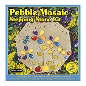 Pebble Stone Tile Pebble Tile Mosaic Stepping Stone Kit