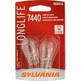 Sylvania 7440 LL BP 20 Long Life Auxiliary Lamp, Pack of 2 by Sylvania