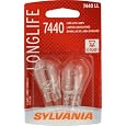 Sylvania 7440 LL BP 20 Long Life Auxiliary Lamp, Pack of 2