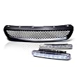 Eautolight Honda Civic Grill Grille + LED Bumper Fog Light