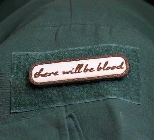 Tactical Leather There Will Be Blood Movie Military Sf Army Morale Patch Velcro Patch