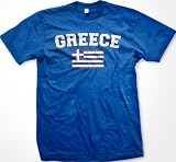 Greece Flag T-Shirt, Hellas, Hellenic Pride Mens T-shirt