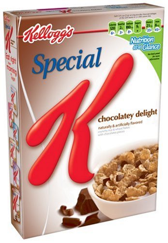 Kellogg's Special K Cereal, Chocolatey Pieces, 13.4-Ounce Boxes (Pack of 4)
