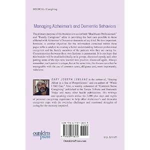 Managing Alzheimer's and Dementia Behaviors: Common Sense Caregiving