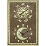 Sun Moon thermometer Clock Combo