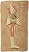 Osiris Holding Crook and Flail Egyptian Relief, Color Details
