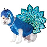 Animal Planet Peacock Dog Costume, Large, Multicolor