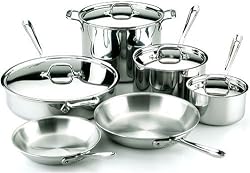 All-Clad 10-Piece Stainless Gourmet Cookware Set