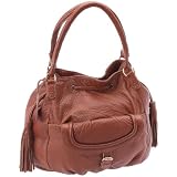 La Bagagerie Pompon P Sac à main femme - Gold Cuir