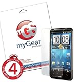 myGear Products CLEAR LifeGuard Screen Protectors for HTC Inspire 4G (4 Pac ....