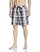 Calvin Klein Men's Micro Retro Plaid Volley Swim Trunk