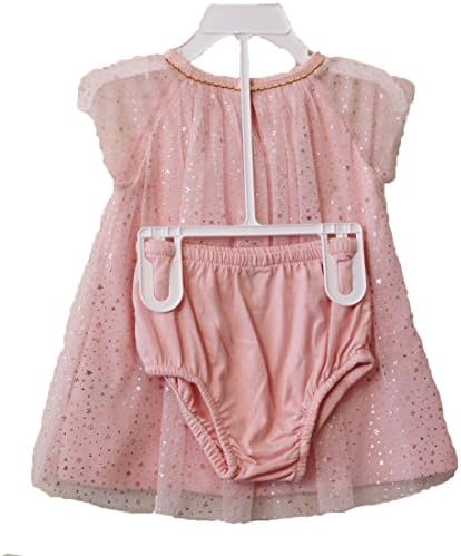 Peach Sparkle Dress with Under Pants (12 Months)