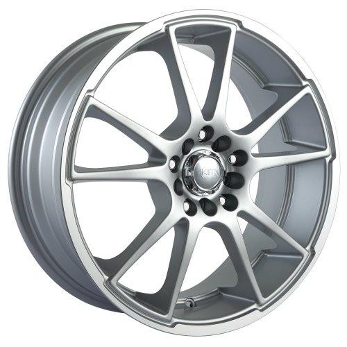 Akita Racing AK35 435 Hyper Silver Wheel with Machined Lip (17x7