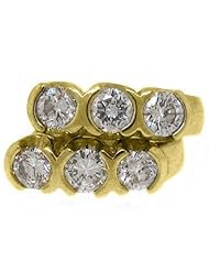 1.68 Carat Round Diamond Hoop Earrings