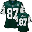 Laveranues Coles Green Reebok Replica New York Jets Women's Jersey