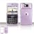PCMICROSTORE Brand Samsung BlackJack II SGH-i617 i617 Solid Lilac Snap-On Case Cover with Removable Swivel Belt Clip (NOT compatible with BlackJack i607)