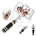 Selfie Sticks, SSA®Mini Monopods Selfie Stick, [Super Mini Pocket Size] Self Portrait Monopod Extendable Portable Selfie Stick [No Need Battery] Black