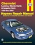 Chevrolet Lumina, Monte Carlo, Impala (FWD), 1995 THRU 2005 (Haynes Repair Manual)
