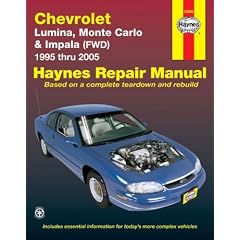 Chevrolet Lumina, Monte Carlo & Impala (Fwd) (95 - 05) (Haynes Repair Manuals)