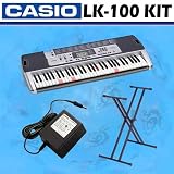 Casio LK100 Lighted Keyboard With LCD Display + Accessory Kit