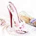 Pink and Roses Stiletto Cell Phone Holder Shoe for iPhone / Samsung Galaxy SII / HTC & more
